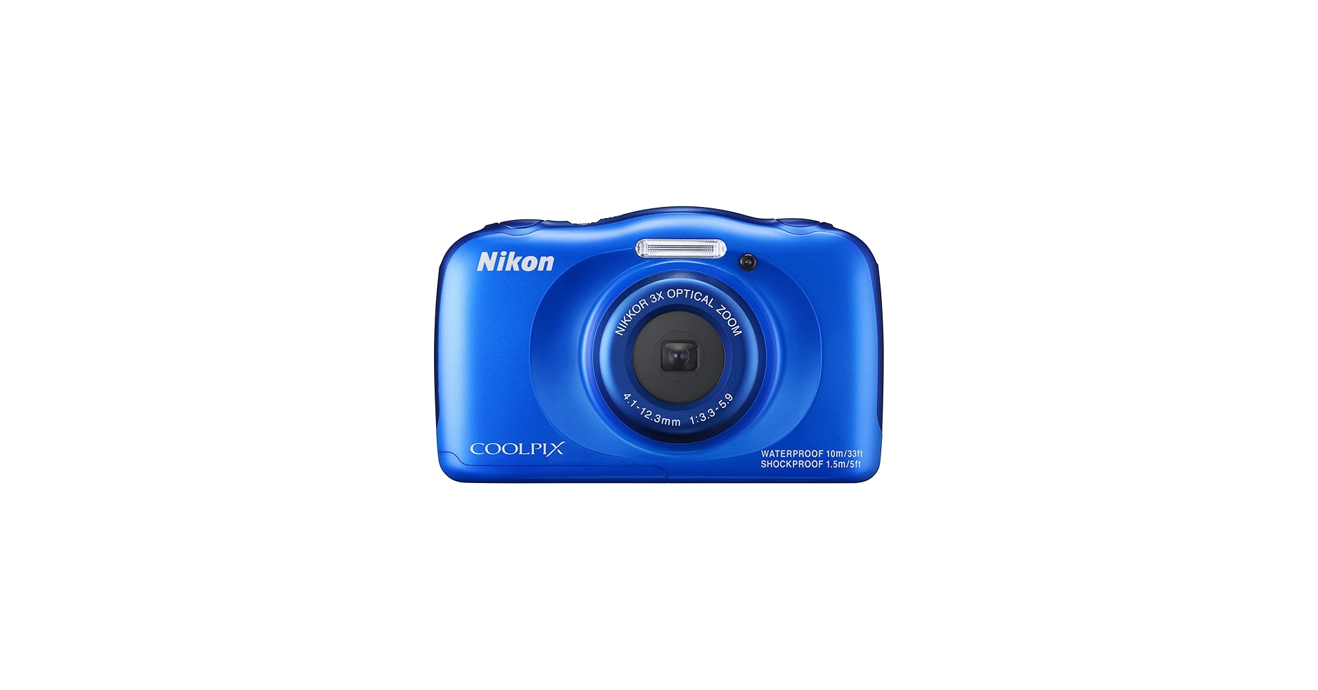 Amazon.com : Nikon COOLPIX S33 Waterproof Digital Camera (Blue