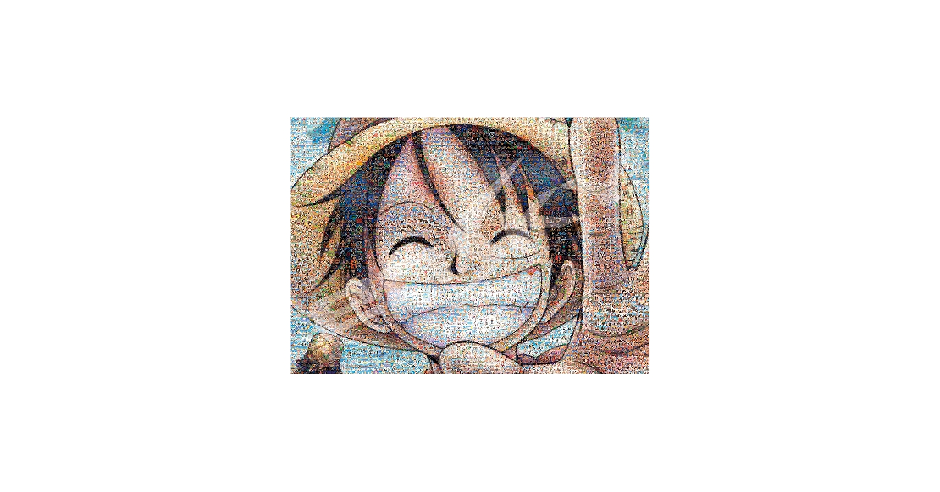 Amazon.com: One Piece Luffy 2000 piece jigsaw puzzle Mosaic Art