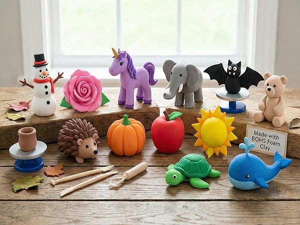 Amazon.com: BOHS Pink Modeling Foam Clay - 1.1 Lbs, Squishy,Soft