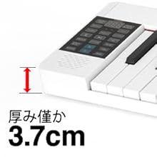Amazon.co.jp: TORTE トルテ 電子ピアノ 折りたたみ式 88鍵盤 フル