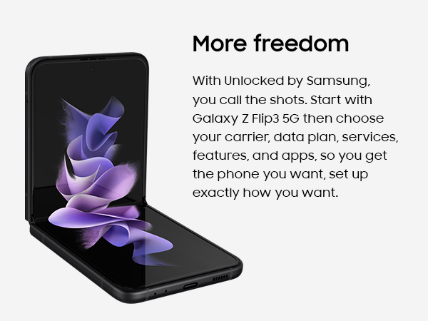 Amazon.com: SAMSUNG Galaxy Z Flip 3 5G Cell Phone, Factory