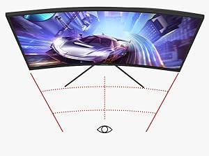 Amazon.co.jp: Pixio PXC248 Wave ゲーミングモニター 湾曲 200Hz 23.8