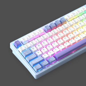 Amazon | 【WOBKEY Rainy75キーボード】雨音のような打鍵音 メカニカル