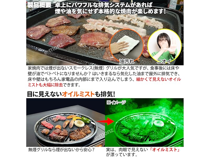 Amazon.co.jp: eモンズ [当社製品保証1年！インボイス対応！] 卓上