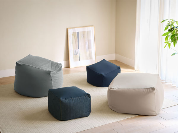 Amazon｜無印良品 体にフィットするソファ セット 綿デニム ヒッコリー