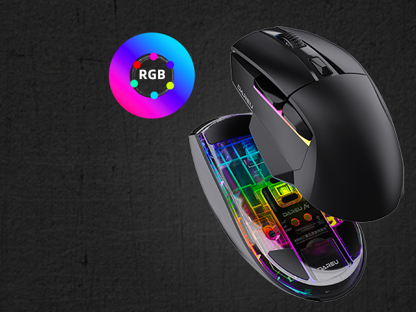 Amazon.com: DAREU A955 Lightweight Wireless Gaming Mouse with RGB