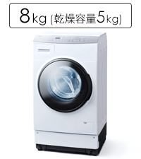 Amazon | アイリスオーヤマ ドラム式洗濯機 HDK832A-W | アイリス