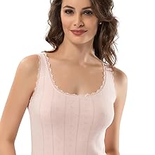 VAVONNE Camisole for Women, All Cotton, Airy Soft Comfy Tank Tops
