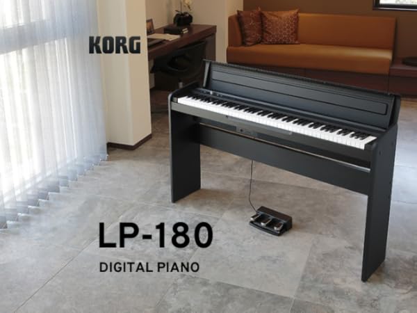 Amazon.com: Korg LP180BK 88 Key Lifestyle Piano Black : Musical