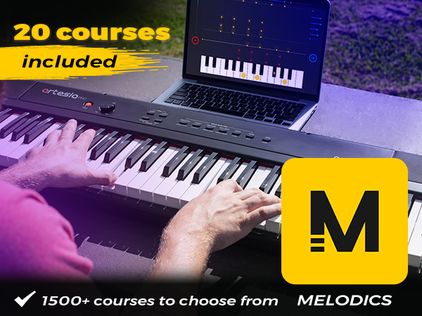 Amazon.com: Artesia Portable 88 Key Weighted Keyboard Piano, 88