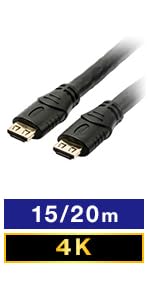 Amazon | サンワダイレクト HDMIケーブル 10m イコライザ内蔵 4K