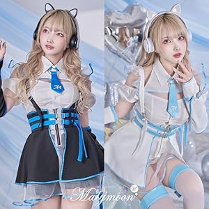 Amazon.co.jp: [Malymoon] コスプレ Y3K キャット ネコ 猫耳