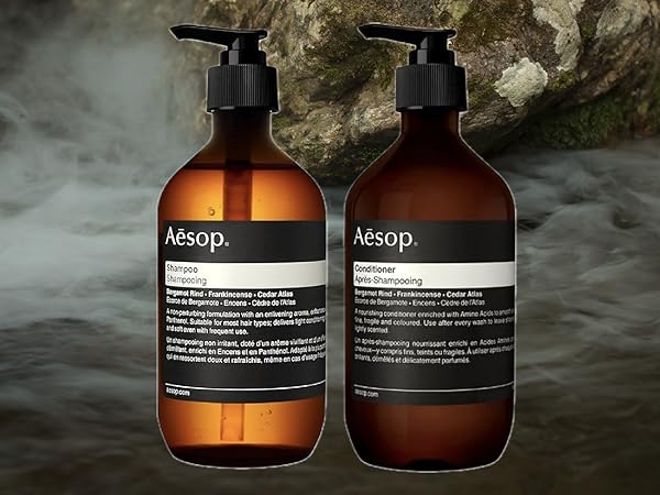 Amazon.com : Aesop Shampoo & Conditioner Set | Hydrates, Softens