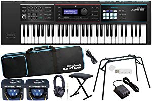 Roland JUNO-DS 61鍵キーボード スタンドとケーブルつき Roland JUNO