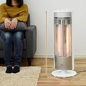 Amazon | [山善] グラファイト ヒーター 超速暖 日本製ヒーター管採用