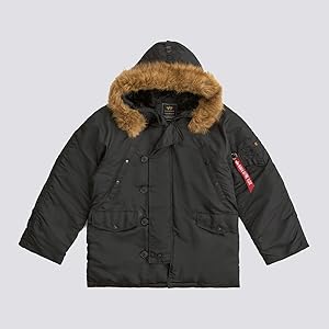 Alpha Industries Men's N-3B Parka (XS, Black) at Amazon Men's