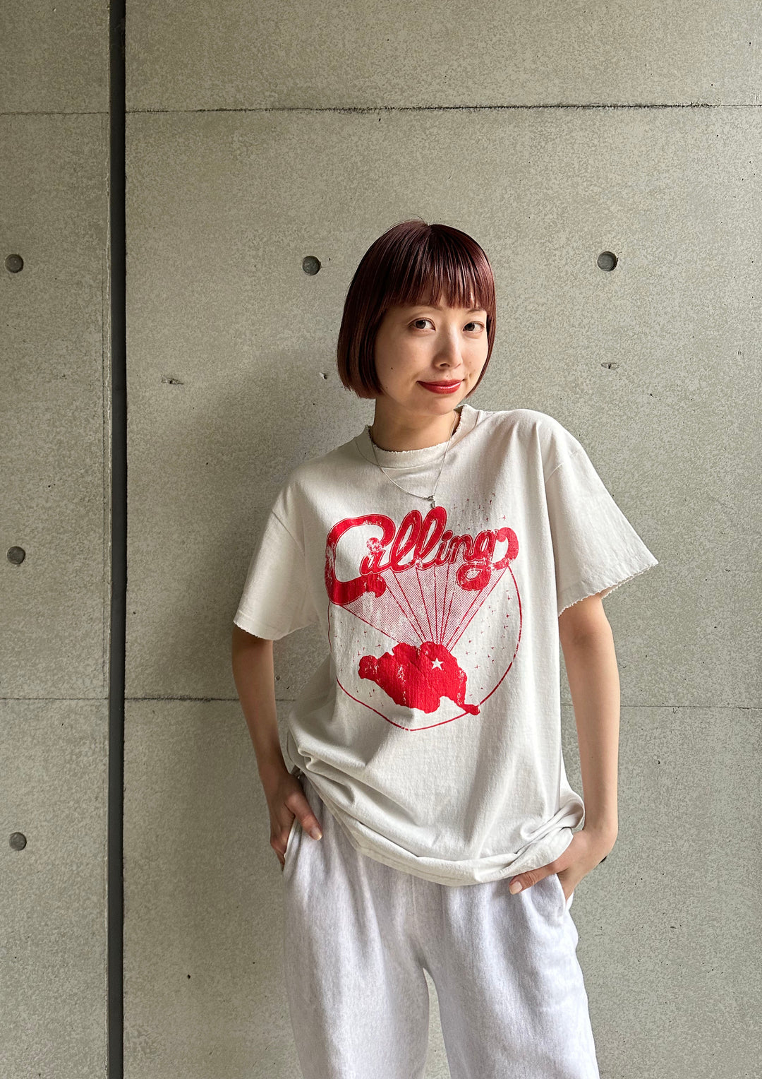 OSHIMA REI オオシマレイ | Calling ロックTシャツ | MACHU PICHU SHOP