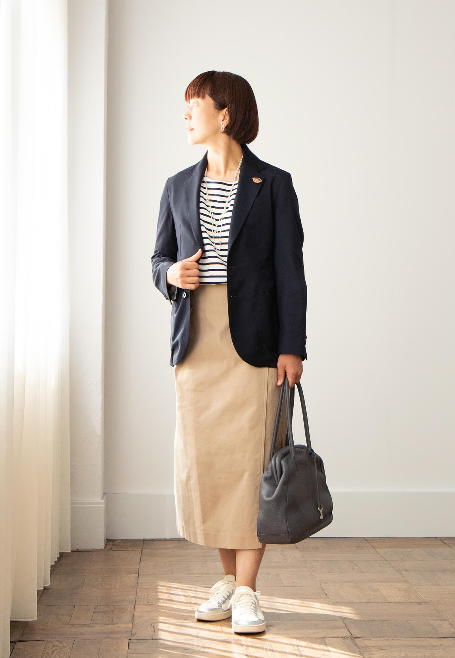 予約】3月下旬～4月初旬頃入荷予定「しっくりバッグ グレー