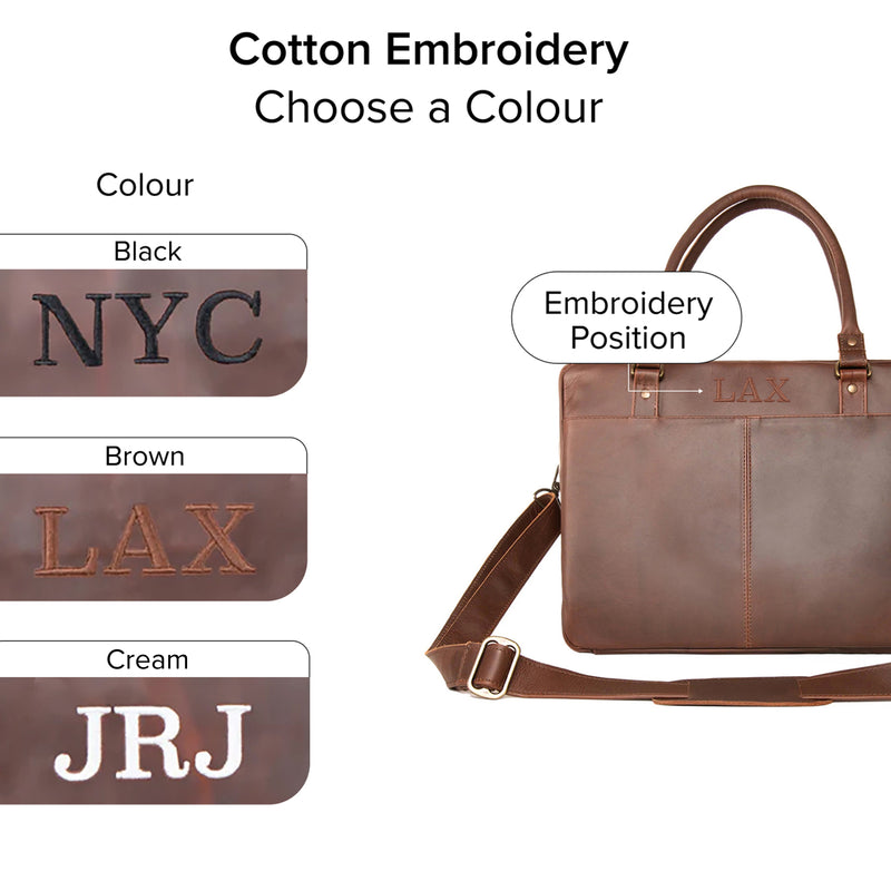 Brown Leather Briefcase | Leather Briefcase | Leather Briefcase