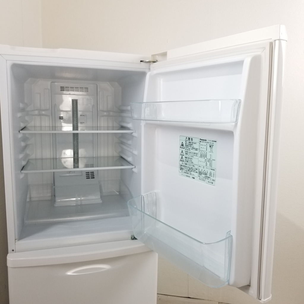中古 138L 2ドア冷蔵庫 パナソニック NR-TB146W 定番モデル 2013年