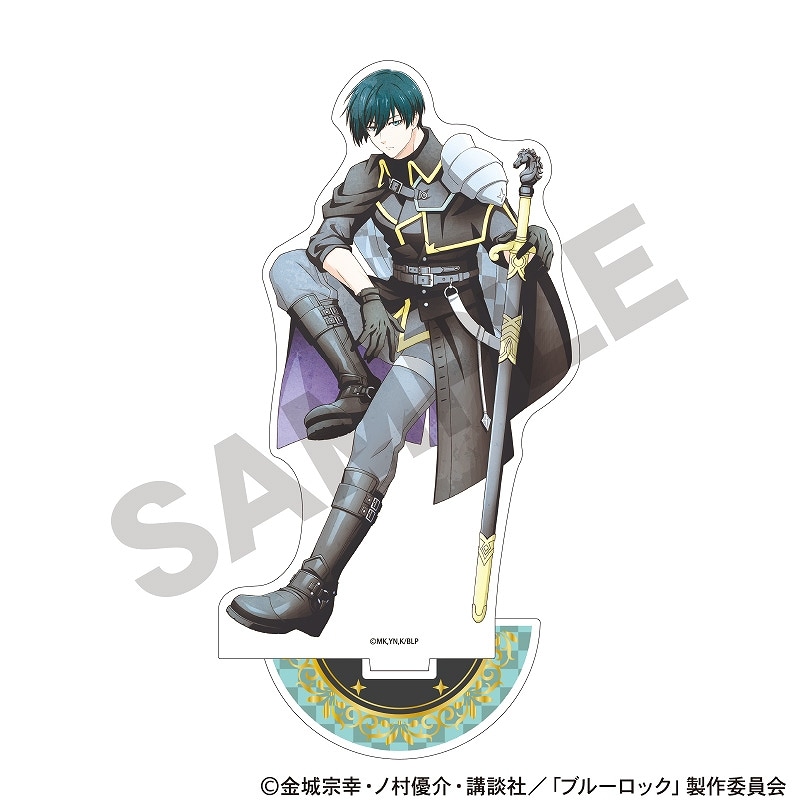 ブルーロック 箔押しアクリルスタンド＿糸師 凛/チェス ニュアンス