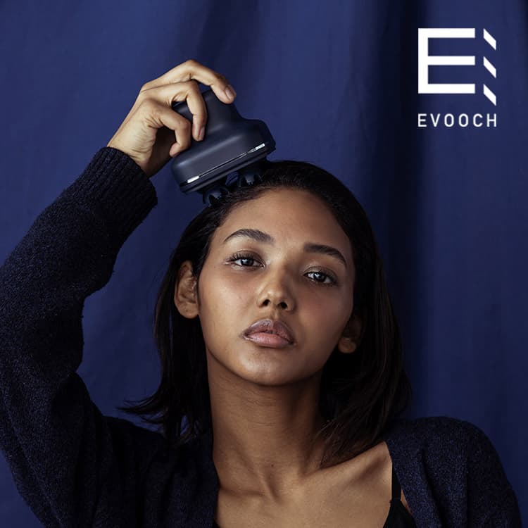 頭皮マッサージ器 EVOOCH スカルプヘッドスパ EVH-HD01 エボーク