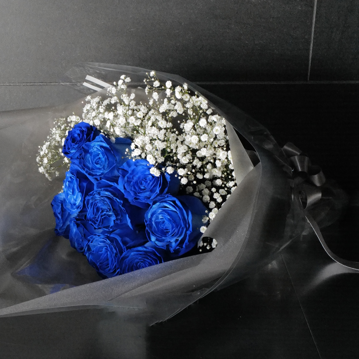 青いバラ 10本の花束 | バラ・生花,青いバラ,花束 | ROSESHOP 青いバラ