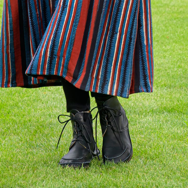 袋縫いレースアップブーツ｜マライカ公式通販