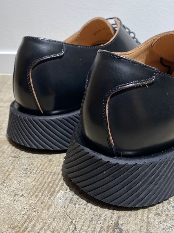 JIL SANDER（ジルサンダー） プレーントゥ レザーシューズ ブラック