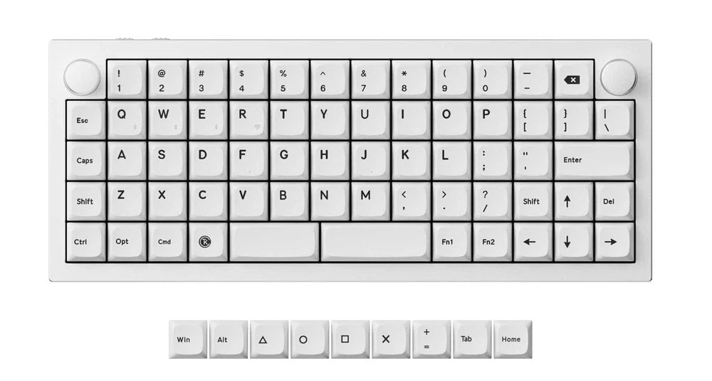 Keychron Q15 Max Aluminum 65% Ortholinear Hotswap Wireless Keyboard