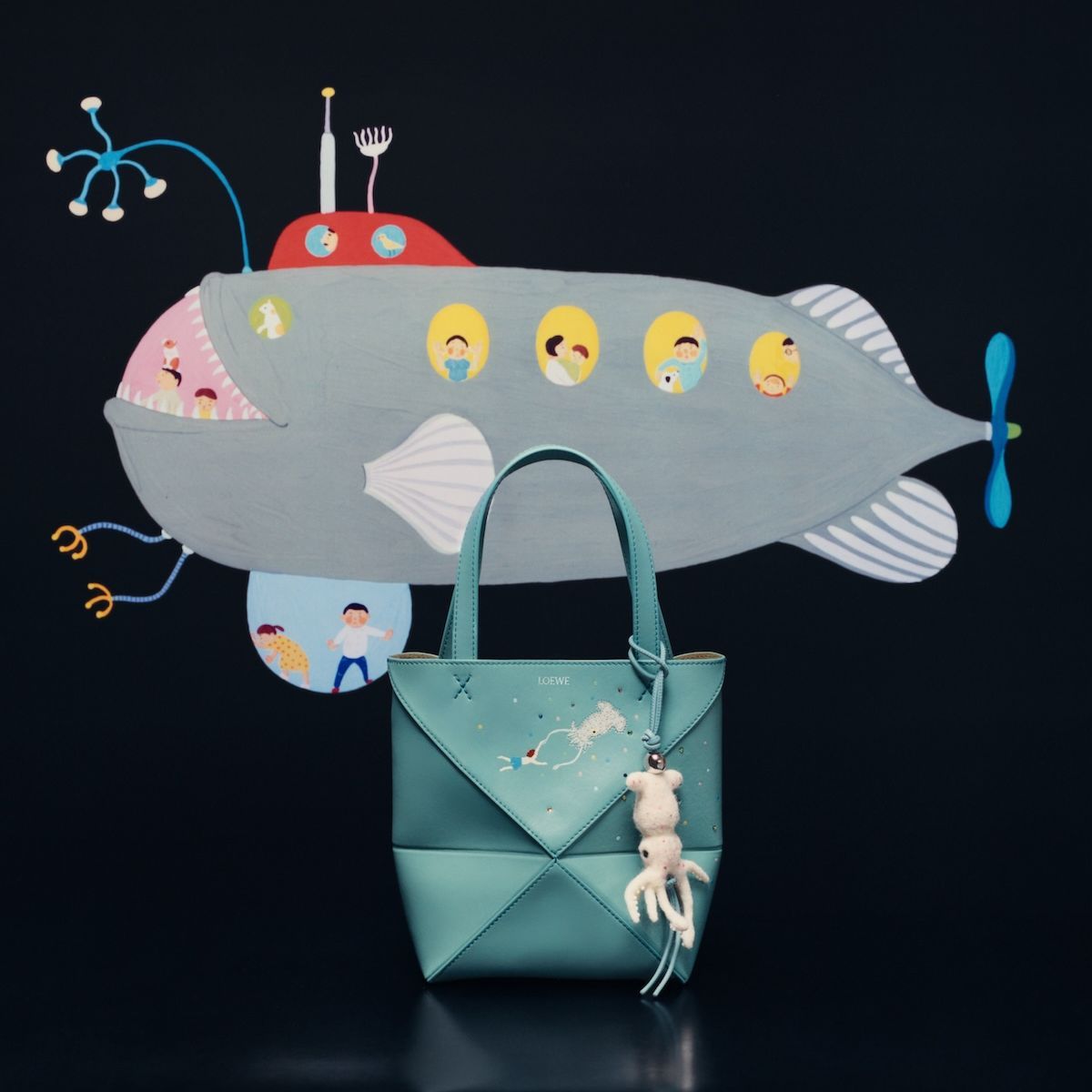 ロエベ、陶芸ユニット「スナ・フジタ」との愛らしいコラボコレクション