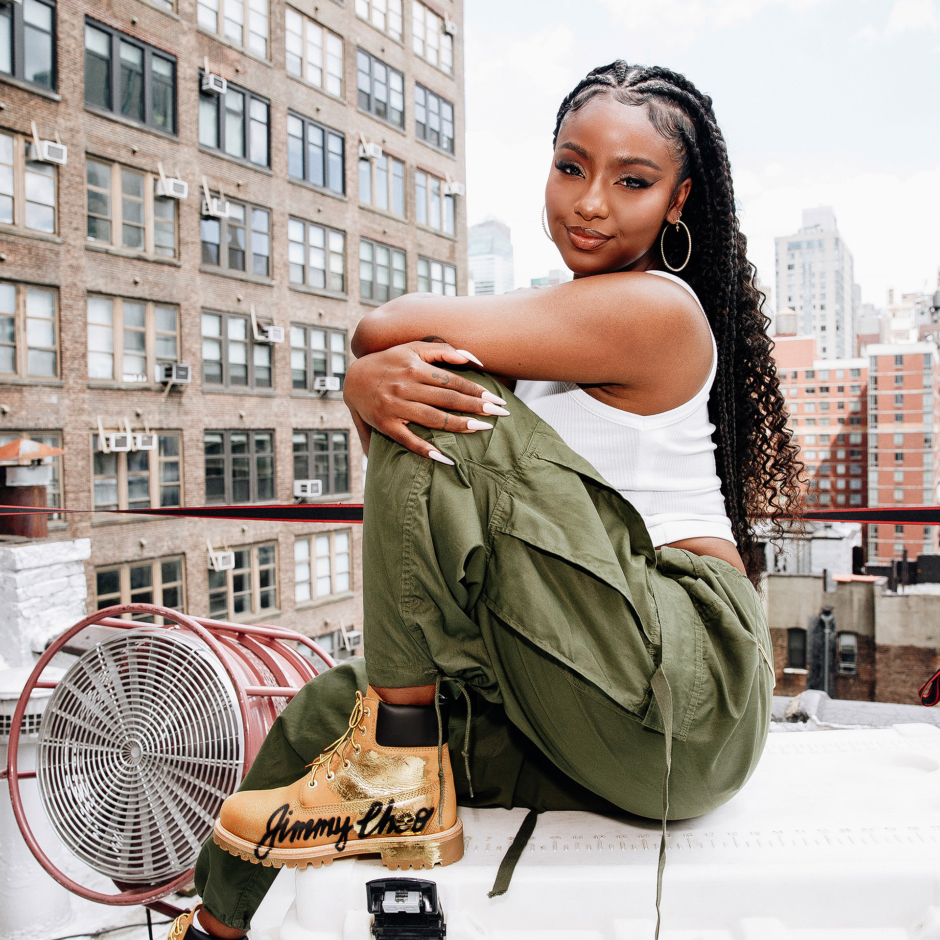 ジミーチュウ x Timberland：限定コラボ