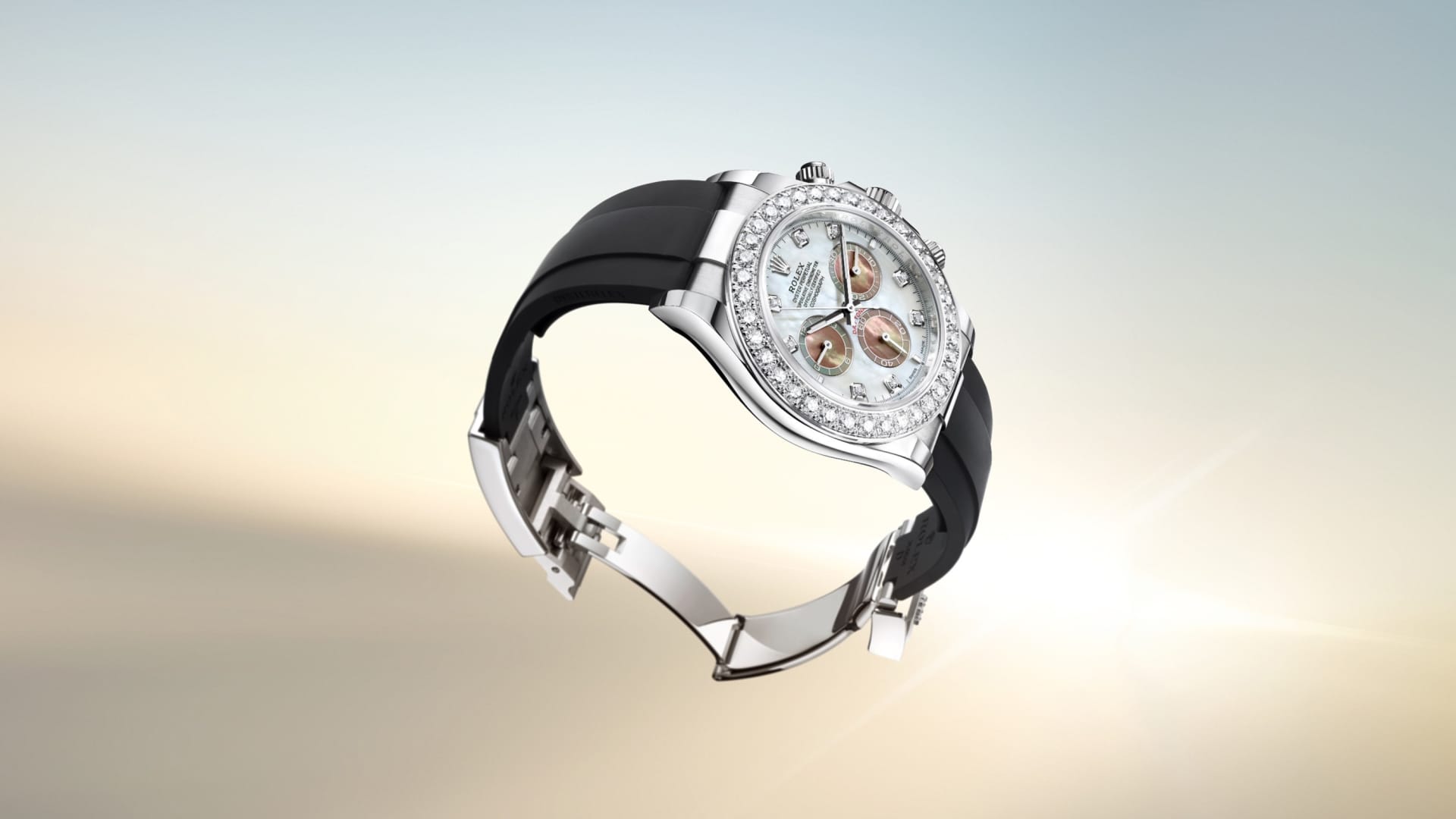 Rolex Cosmograph Daytona watch: 18 ct white gold - m126589rbr-0001