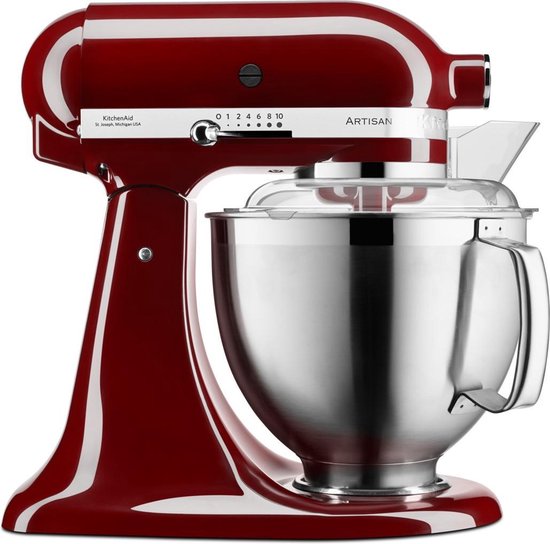 KitchenAid Artisan Keukenrobot - 4.8L - Bordeaux Rood - 5KSM185PS
