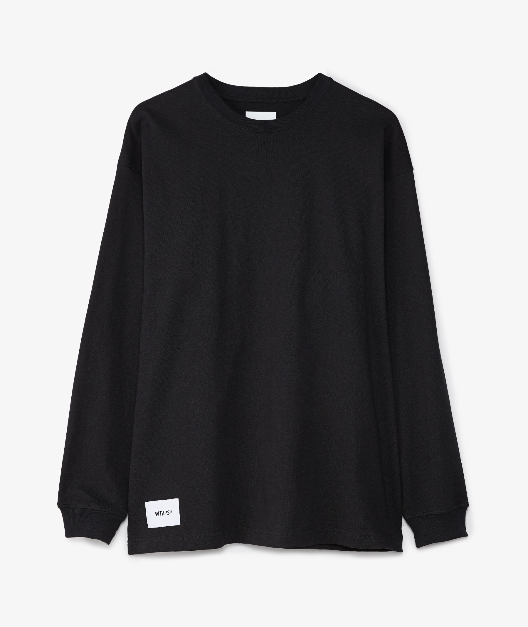 Comme des Garçons Shirt Plain Knit Long Sleeve T-Shirt | Black