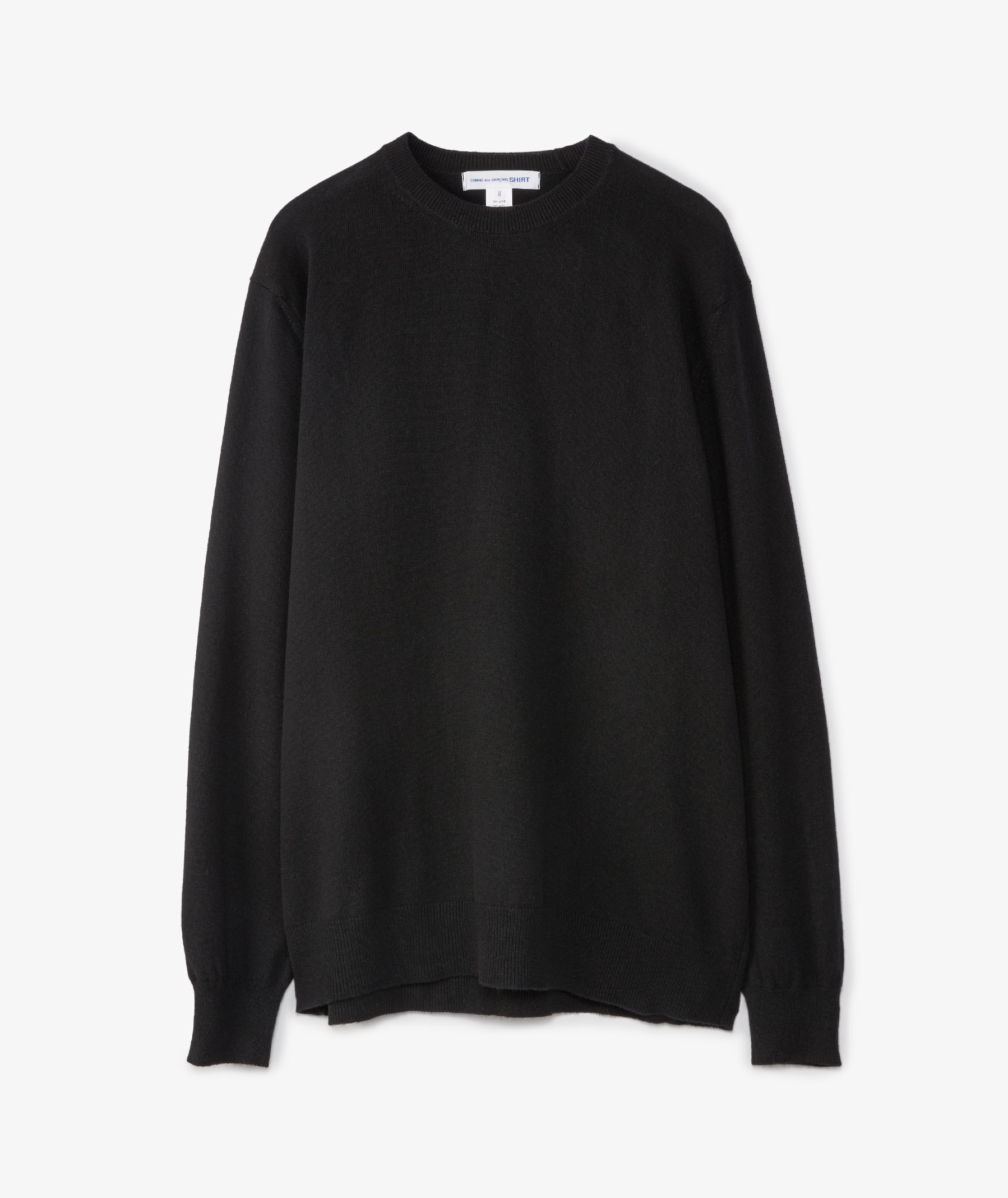 Comme des Garçons Shirt Wool Sweater in Black | SVD USA