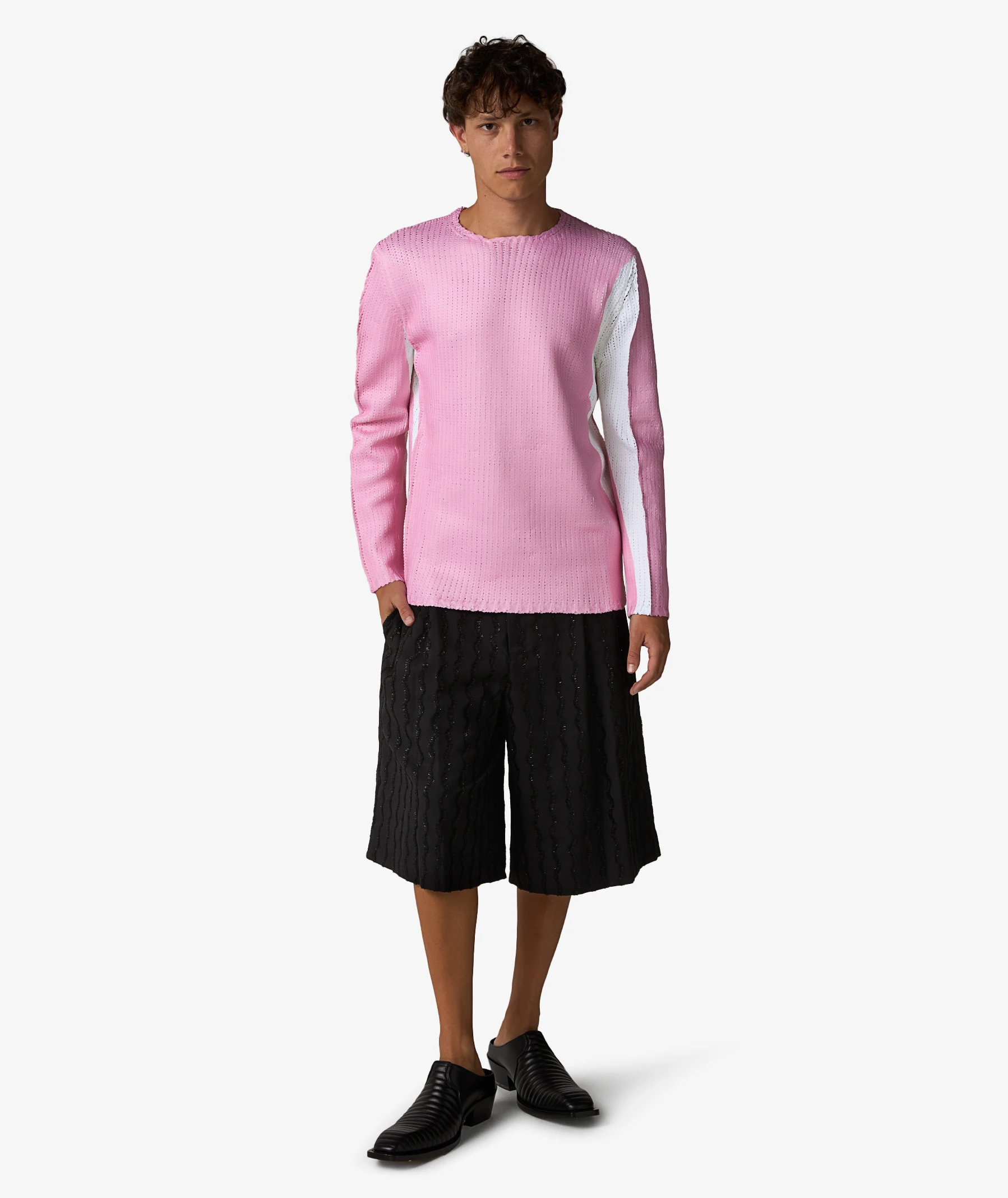 Comme des Garçons Shirt Tartan Overprint Sweater | FO-N004-S25-3