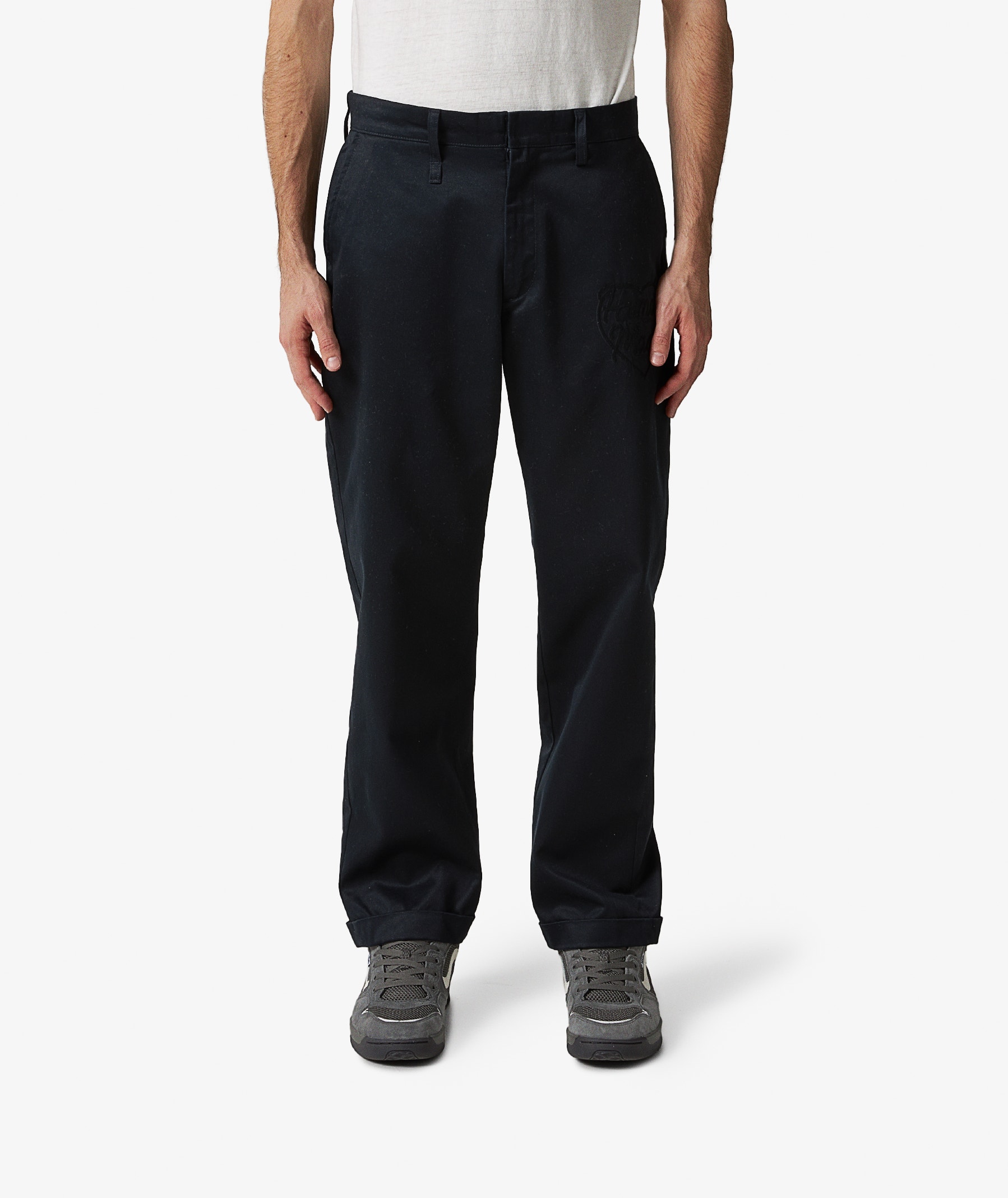 LOHENローヘンDRAWCORD CHINO PANTS 38黒 LOHENローヘンDRAWCORD CHINO