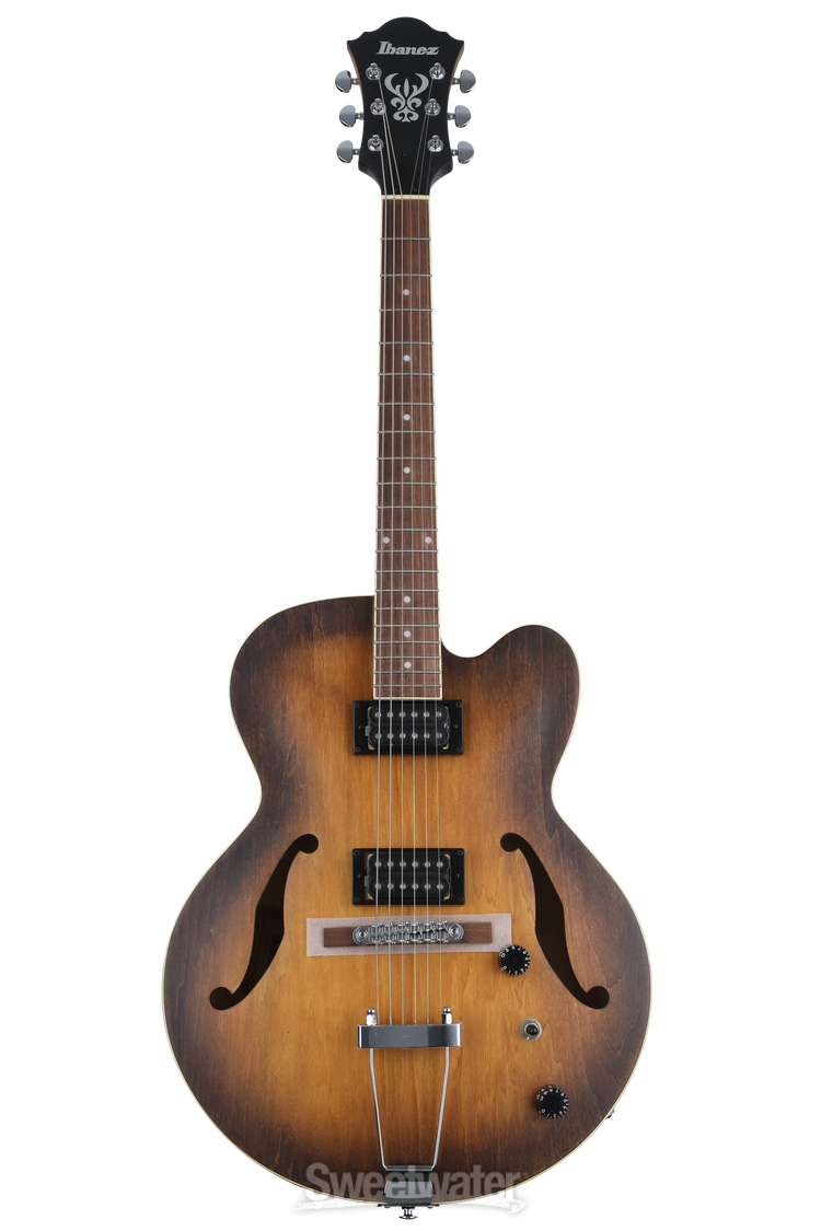 Ibanez Artcore AF55 Hollowbody Electric Guitar - Tobacco Flat