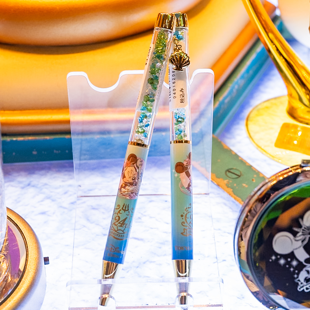 コンパクトミラー、ボールペン、グラス！東京ディズニーシー24周年記念