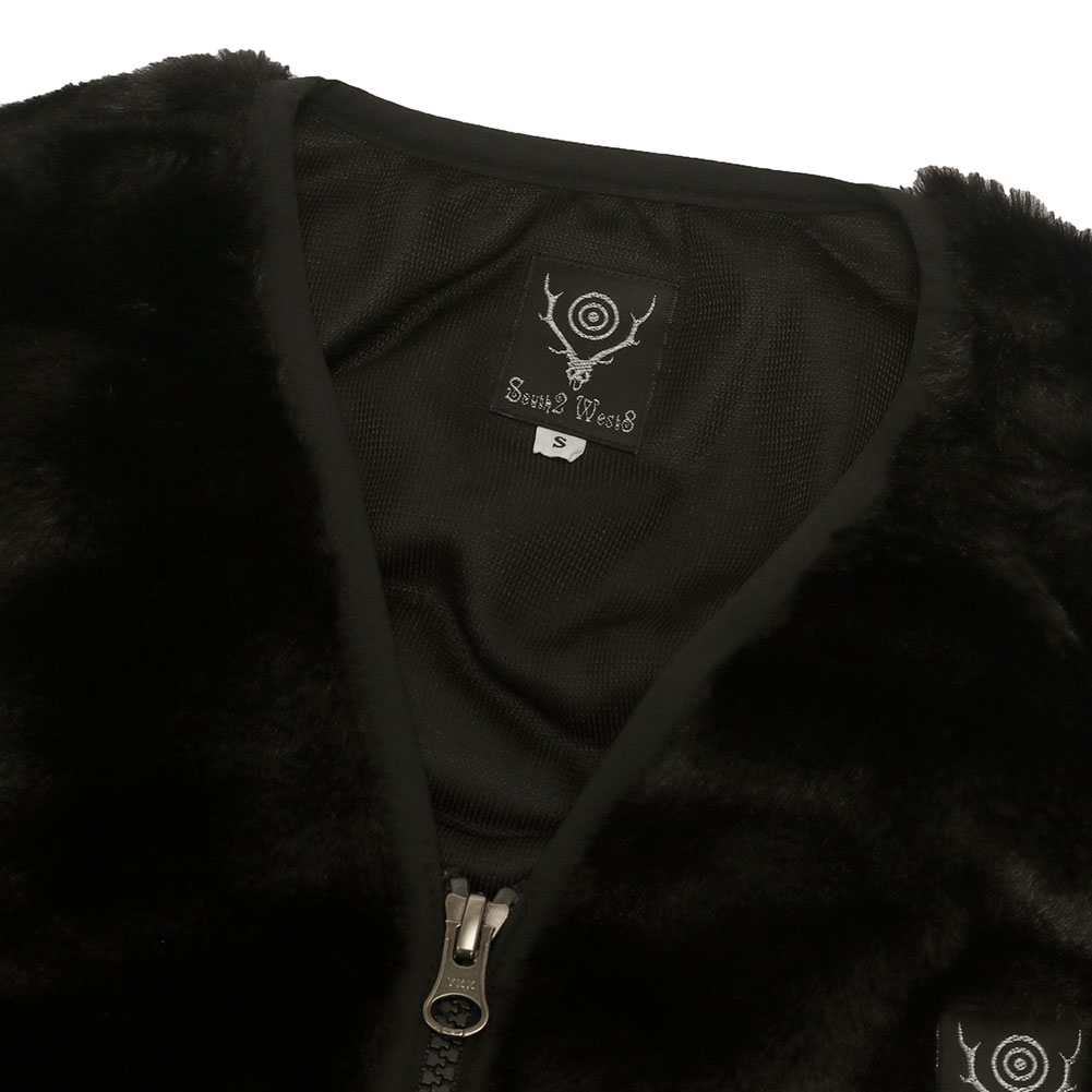 South2 West8[サウス2 ウェスト8]Piping Vest Micro Fur NS735B