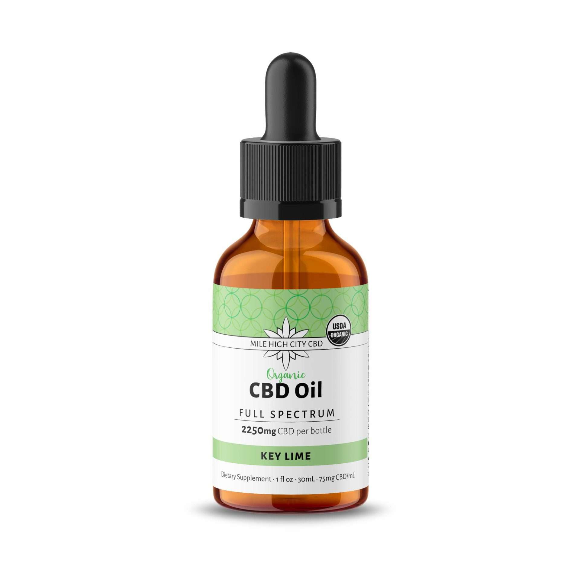 CBD Tincture Key Lime Full Spectrum | Mile High City CBD