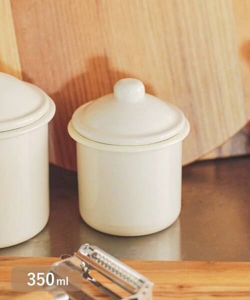 ホーローキャニスター：S（350ml）｜サリュの通販｜&mall（アンド