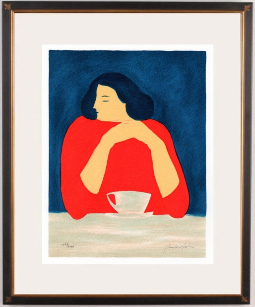 インテリアの絵画をリトグラフの版画で制作したピエール・ボンコンパン