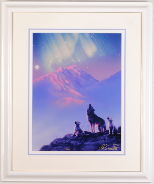 インテリアの絵画をシバクロームの版画で制作したカーク・レーナートの