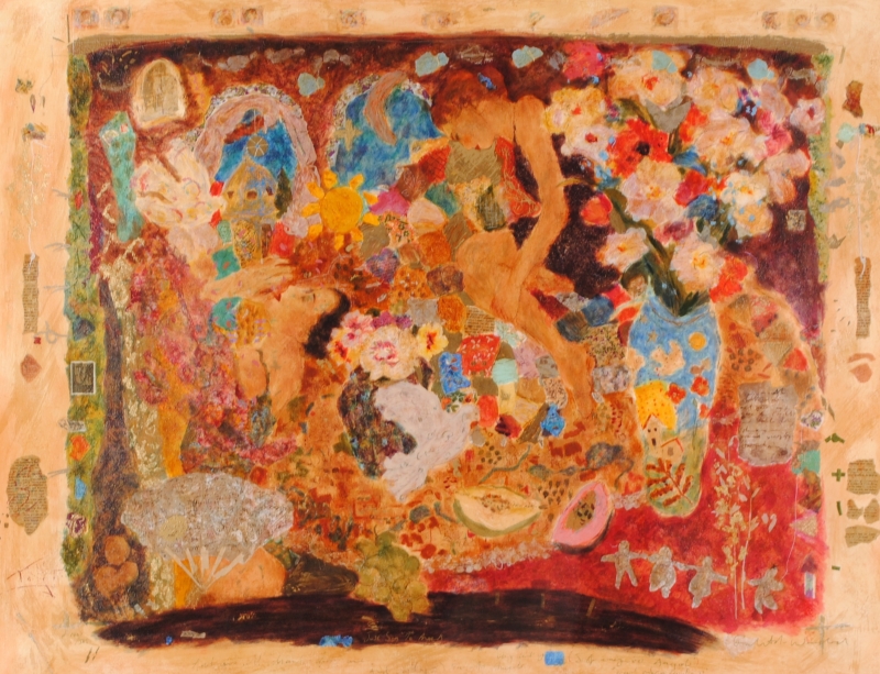 インテリアの絵画をシルクスクリーンの版画で制作したロイ・フェア