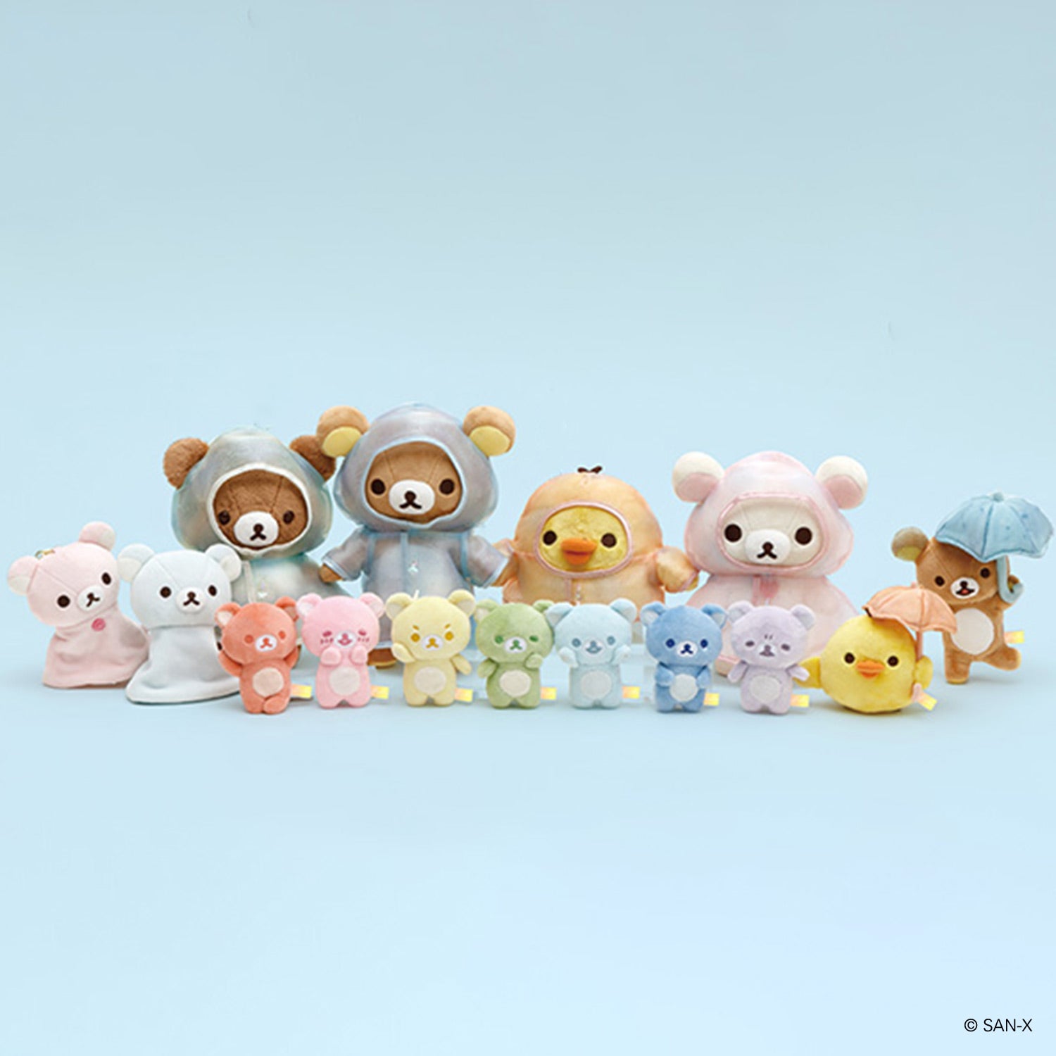 Rilakkuma | Rainy Days | Rilakkuma Umbrella Keychain Small Plush