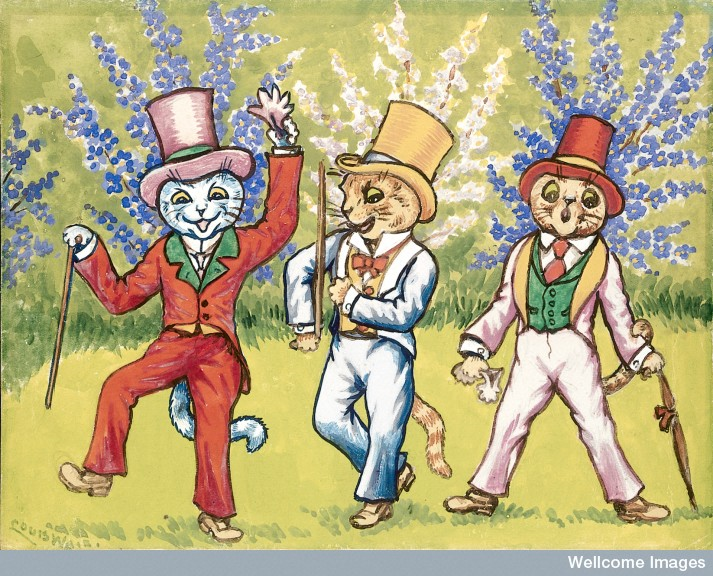 Daily art story: Louis Wain - The Man Who Drew Cats | Museu.MS