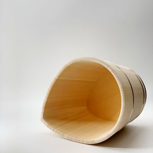 檜 シャンパンクーラー しずく | 中川木工芸 比良工房