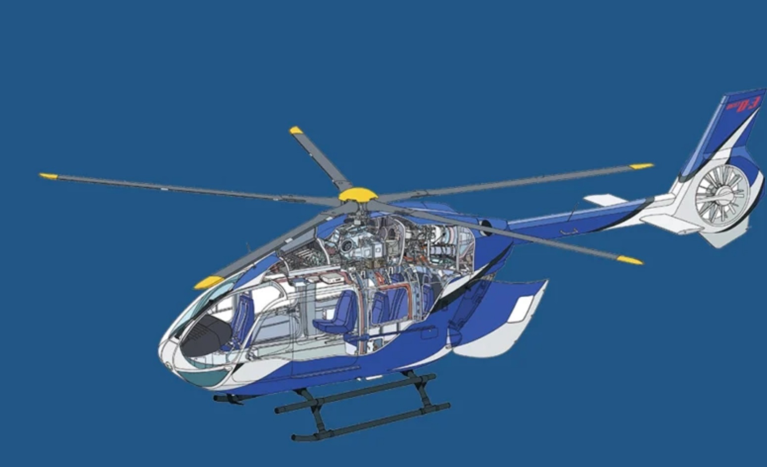 Helicopter transfer service starts from New Chitose Airport to